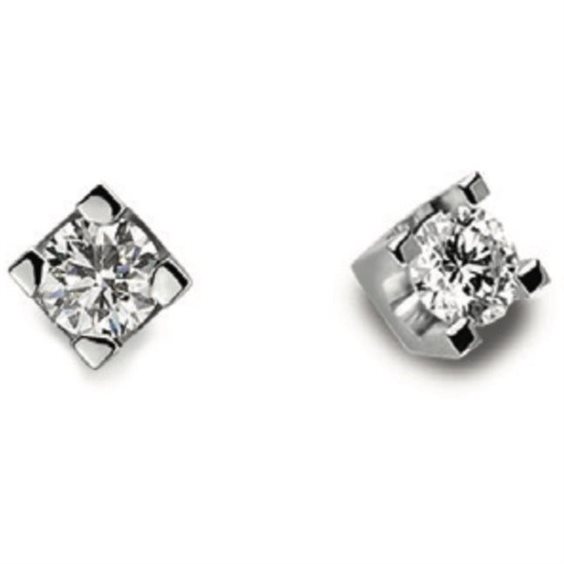 Orecchini Donna Oro Luce in Oro bianco Diamante 0.08 Ct DHOL7174.008 - DHOL7174.008
